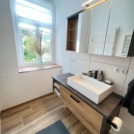 Ferienwohnung Villa Einetal Aschersleben Exterior foto